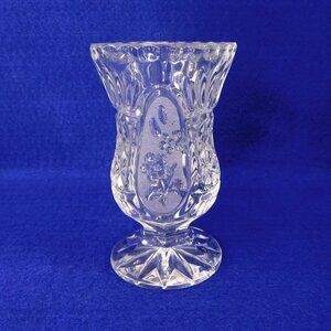 Vintage Zajecar Kristal Yugoslavia, 24% Lead Crystal Flower Bud Vase